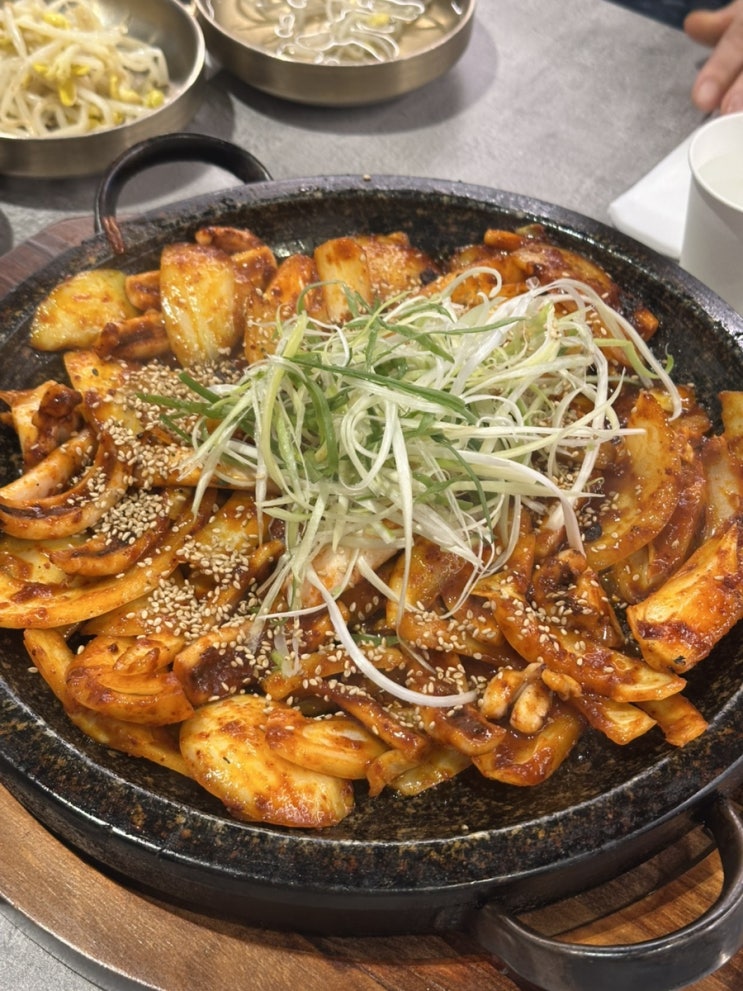  수원 KT위즈파크 근처 맛집 '수원 신돌판 직영점'ㅣ영업시간, 메뉴 추천, 매콤한 오징어돌판 후기, 이벤트