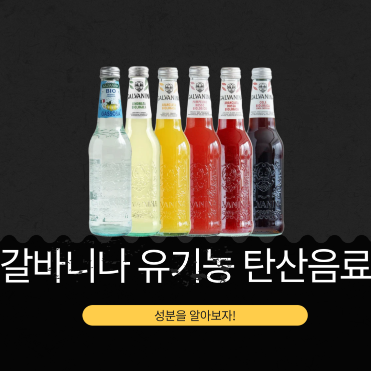  코스트코 이탈리아산 [갈바니나 탄산음료] 건강과 맛을 챙기는 프리미엄 음료 영양 분석