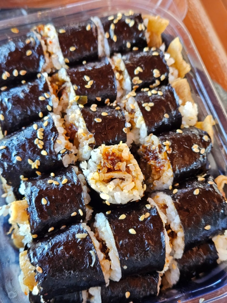  고흥 해산물 못먹는 사람 여기로 모여라 한복자엉터리김밥 본점