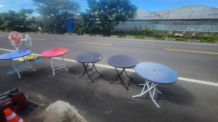  플라스틱 테이블 대여