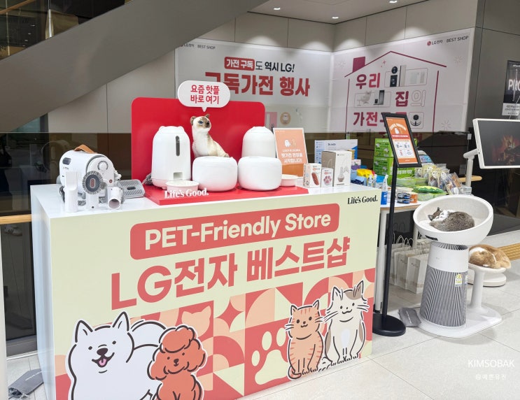  LG전자베스트샵 쌍문본점 요새핫한펫샵까지!