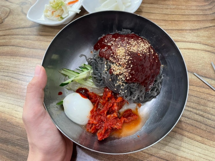 한섬해수욕장 맛집 신풍 회냉면 막국수 내돈내산 후기, 65년 전통 맛집