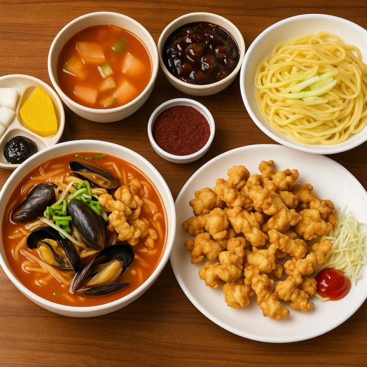  천안 중앙시장 노포 맛집 추천 / 중국집 효동각 (짬뽕, 짜장, 탕수육후기)