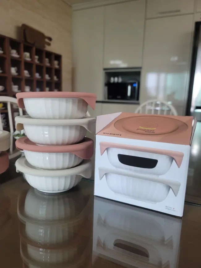냉동 밥용기 락앤락 한끼 도자기 사용후기 좋아요~! (내돈내산)