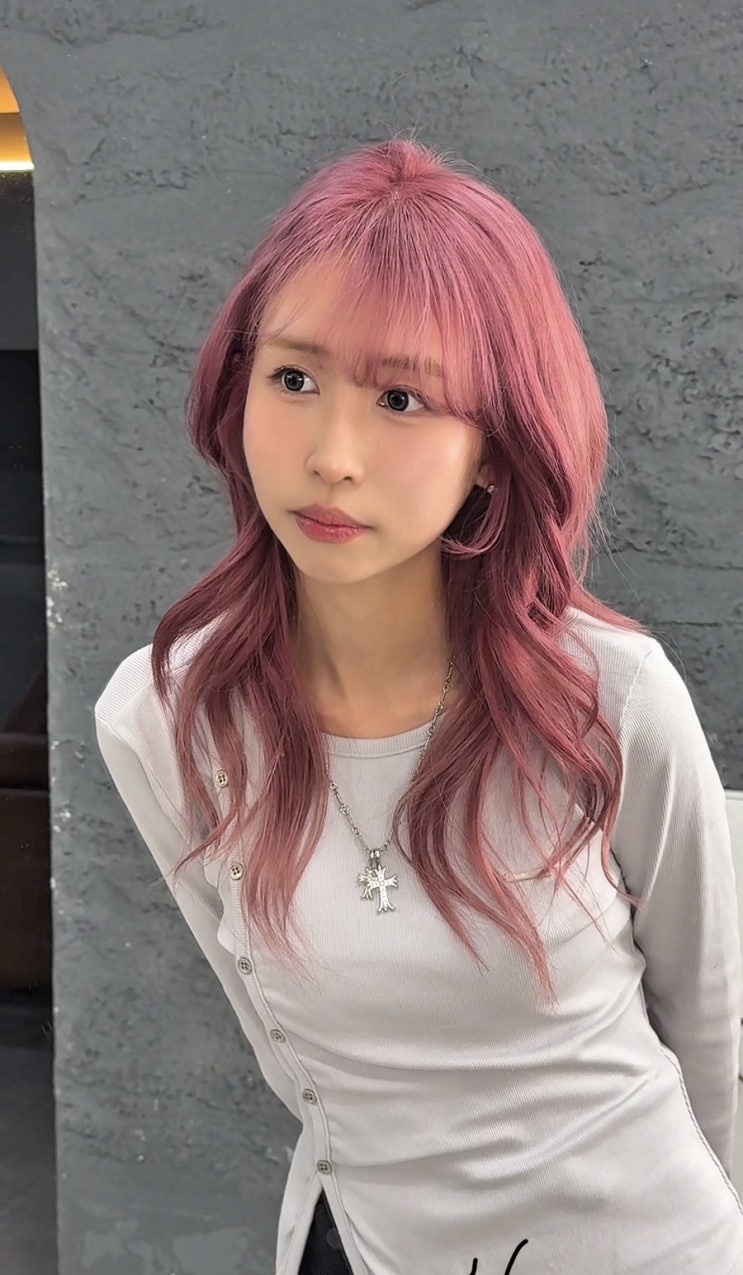  [강남미용실 탈색 염색 잘하는곳] 오래가는 핑크 = 퍼스널핑크