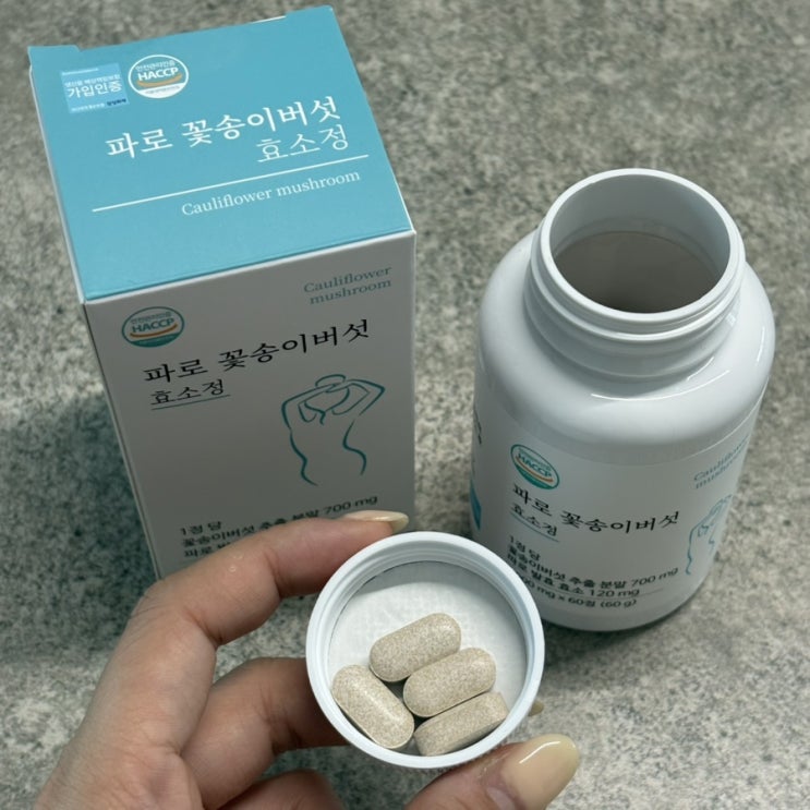  파로 꽃송이버섯 효소정 건강 관리 영양제 효소 추천