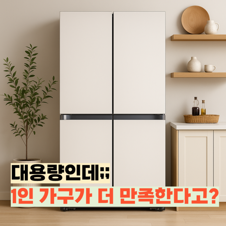  RM70F90M1GD 리뷰, 삼성 4도어 1등급 냉장고가 179만원?