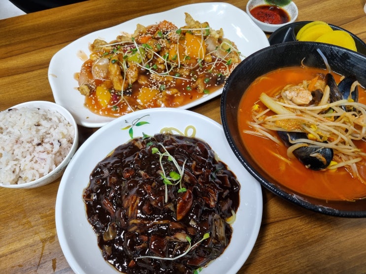  천안중앙시장맛집 신짬뽕 가성비 넘치는 5천원 짜장면 노포 중국집
