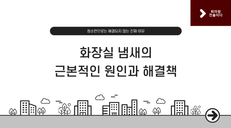  원인모를 화장실 냄새 제거, 청소만으론 절대 안 되는 진짜 이유 3가지