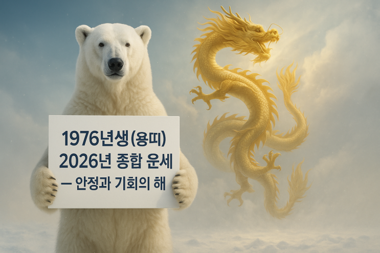   1976년생(용띠) 2026년 종합 운세 — 안정과 기회의 해