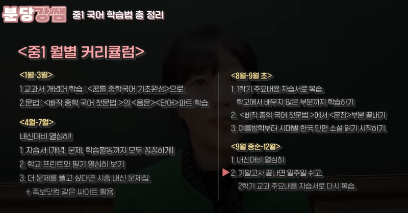중등 국어공부 방향성 (by 분당강쌤, 김민정쌤, 유혜정쌤 등)