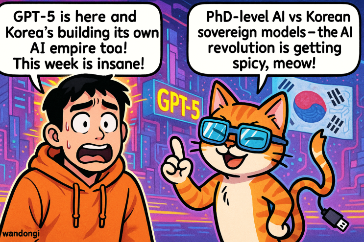  (8월 2째주) OpenAI GPT-5 vs 한국 AI 대전, 삼성·LG·네이버 총출동! 2025 AI 전쟁 완전 정복