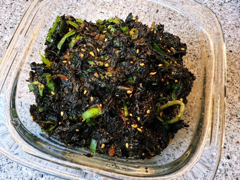 김 무침