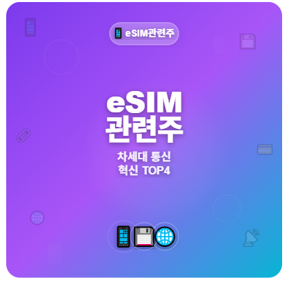  eSIM(이심) 관련주 · 대장주 TOP5! 차세대 통신 혁신 투자 수혜 기회 