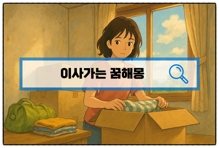  [무료꿈해몽] 이사가는꿈 60가지 해몽, 길몽 흉몽 완전정리