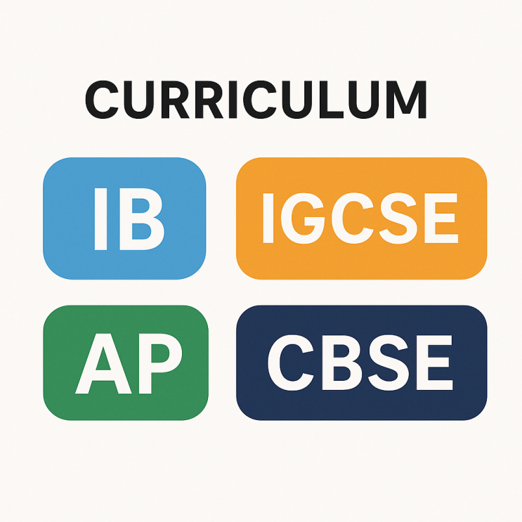  인도 국제학교 커리큘럼 IB IGCSE AP CBSE 차이점