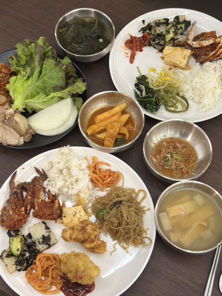  강릉 가성비 점심 중앙시장 한식뷔페 도시락 가능 주차 메뉴