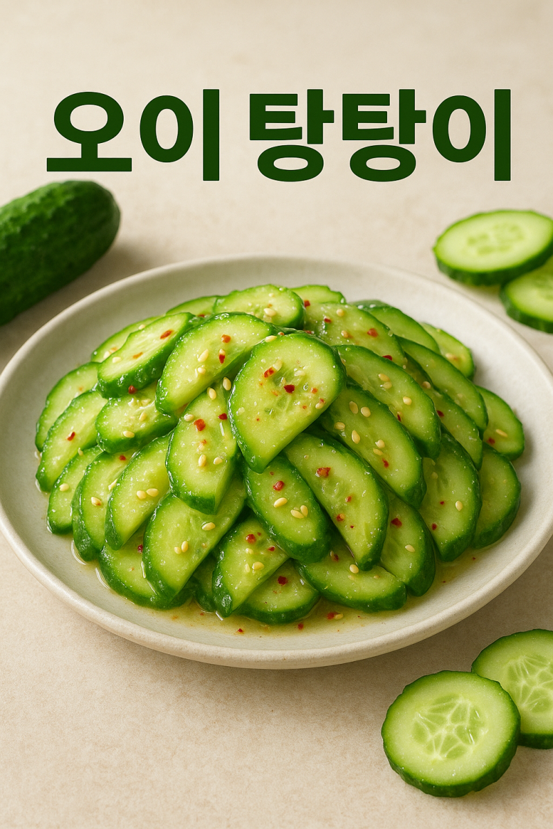 여름철 입맛 살리는 마법! 오이탕탕이 레시피 완벽 가이드 - 편스토랑 김가연부터 김강우까....