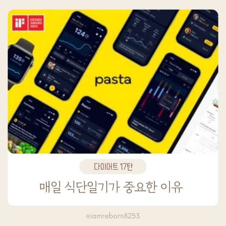  [다이어트 17탄] 매일 쓰는 식단일기의 힘 카카오헬스케어 pasta앱 사용 후기