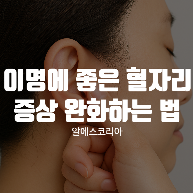 이명에 좋은 혈자리 자극으로 증상 완화하는 법