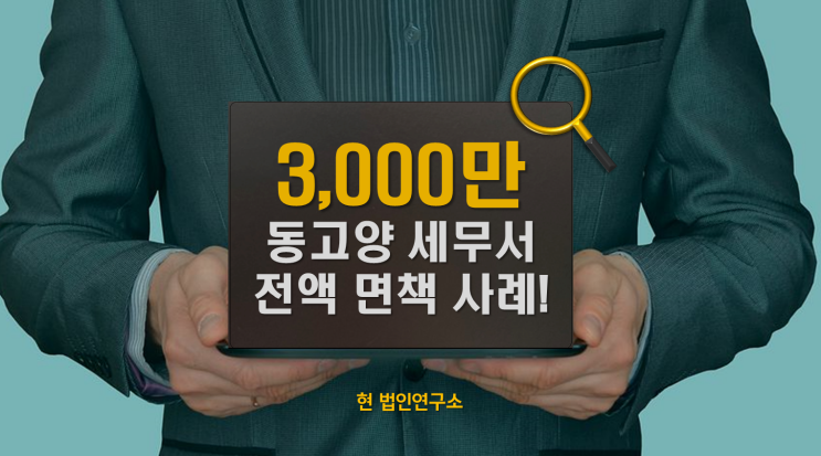  동고양 세무서 3,000만원 부가세 체납, 국세 탕감 사례와 방법