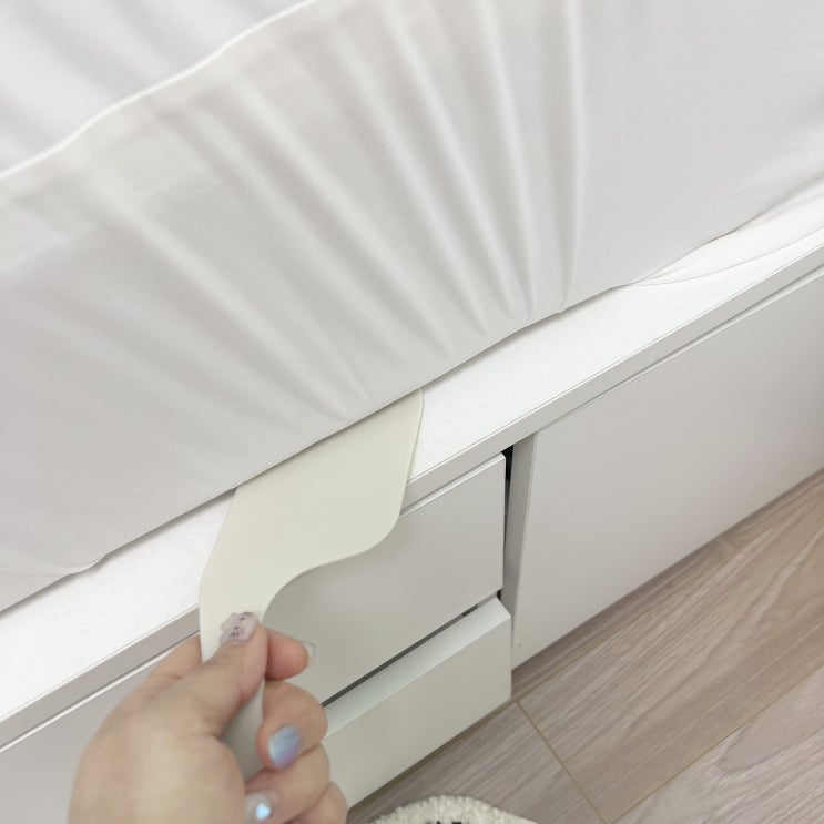 매트리스 방수 커버 이불 정리 방법 침구 침대시트 고정 꿀템!