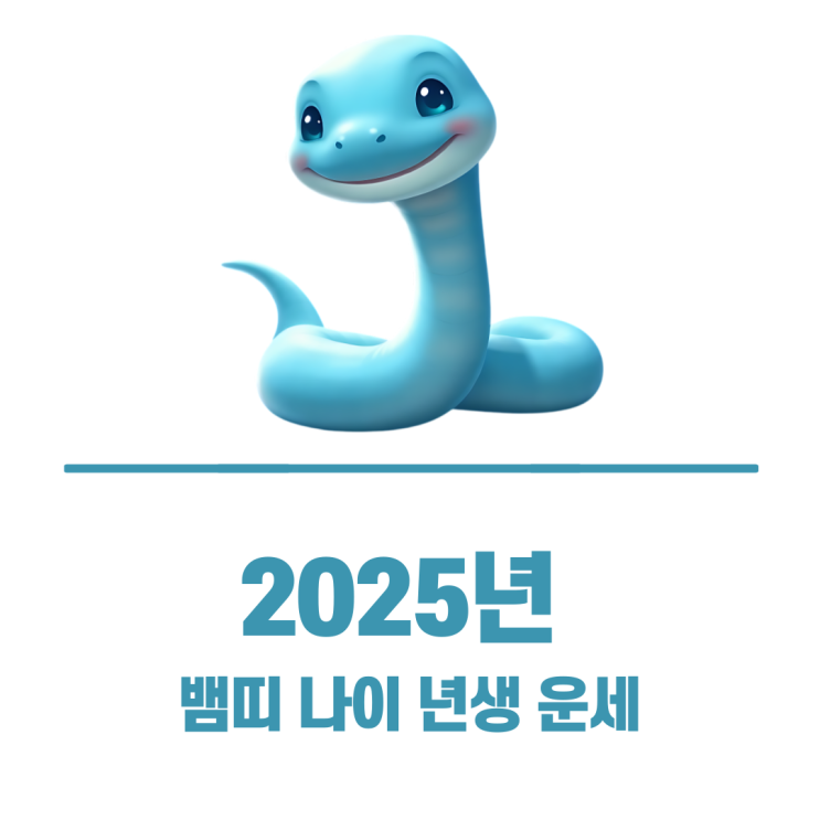  2025년 뱀띠 나이 년생 궁합 운세 정리