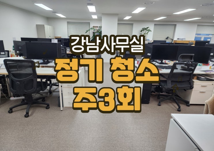 강남사무실청소 정기청소 주 3회 바닥 위생관리로 업무 효율 높이는 방법