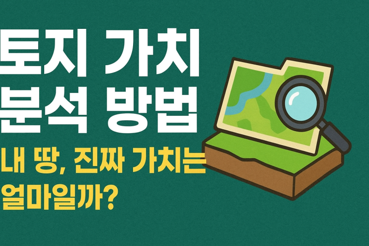  잠들어 있는 내 땅의 진짜 가치, 혹시 모르고 계신가요?[토지분석]