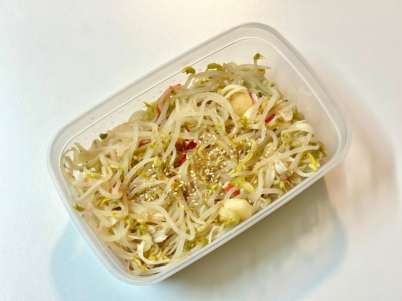 숙주나물무침 레시피 숙주나물맛살무침 만드는법 10분만에 뚝딱