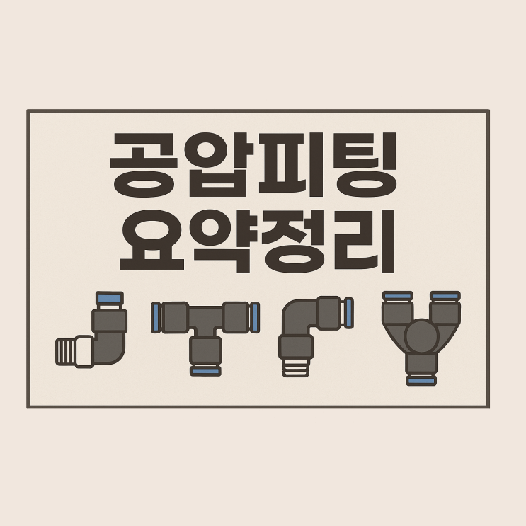  공압피팅 모든 것! 규격 호스 사이즈 종류