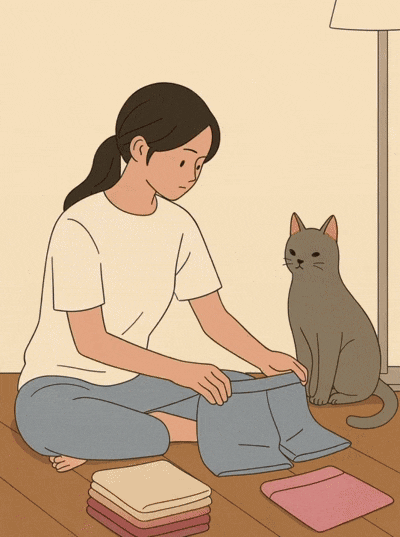 10년 동안 잘못 접어온 남자 사각팬티 접는법, 이렇게 접어야합니다