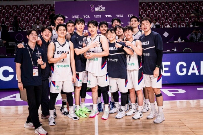 2025 FIBA 남자농구 아시아컵 최종 순위 (한국 6위)
