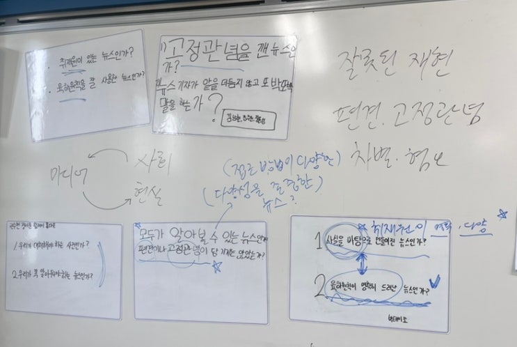  [2025-1학기] 간단한(?) 매체 수업 및 논술 평가 기록 (미디어 리터러시, 광고 및 뉴스의 비판적 수용, 추천 사이트)