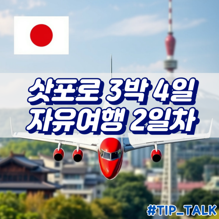  삿포로 3박 4일 자유여행 코스 2일차