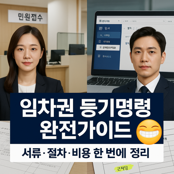  임차권 등기명령 완전가이드: 서류·절차·비용 총정리(+실수 방지 체크리스트)