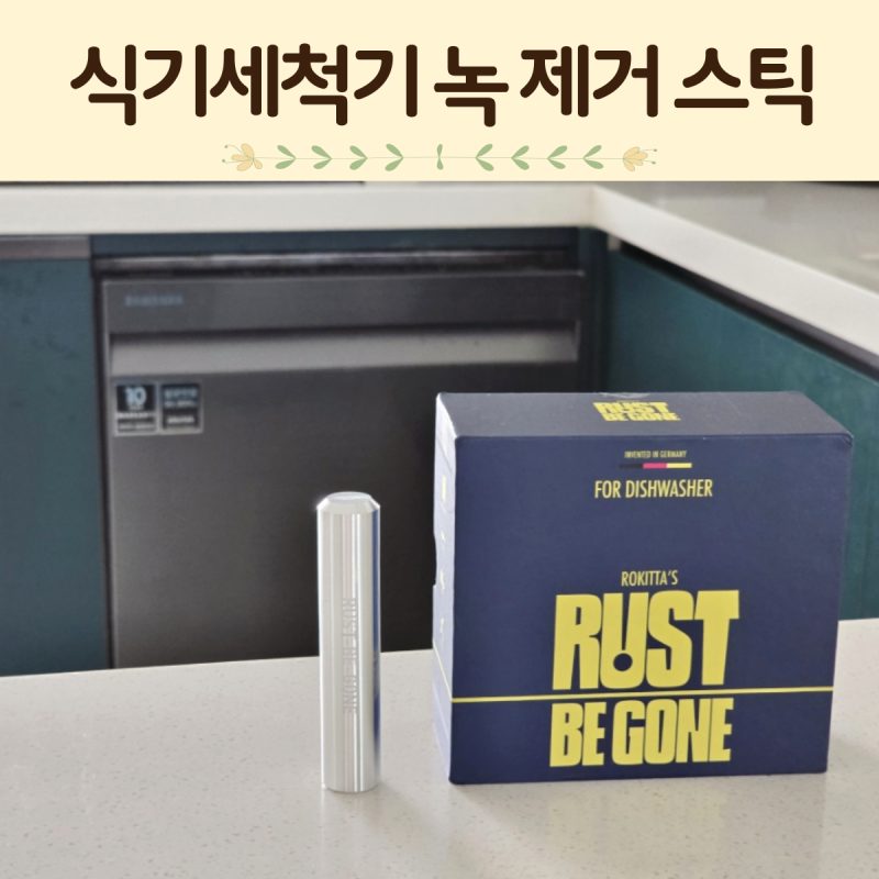 식기세척기 녹제거 스틱 녹물 클리너 러스트비건 사용후기