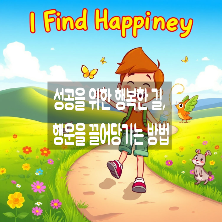  성공을 위한 행복한 길, 행운을 끌어당기는 방법