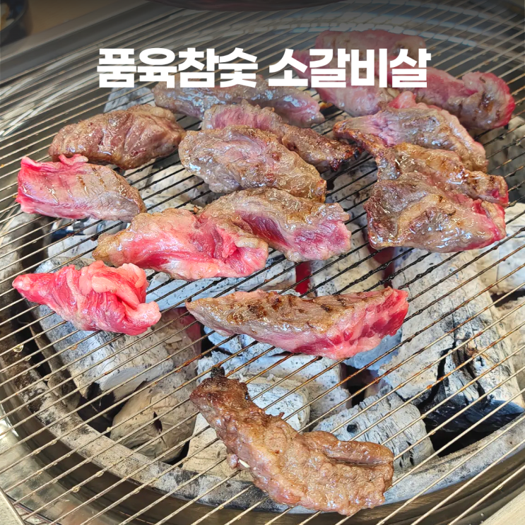  안산 품육참숯 소갈비살 선부점 부담없는 가성비