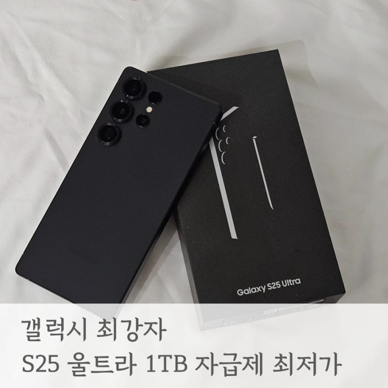 S25울트라 자급제 1테라 최저가 핫딜