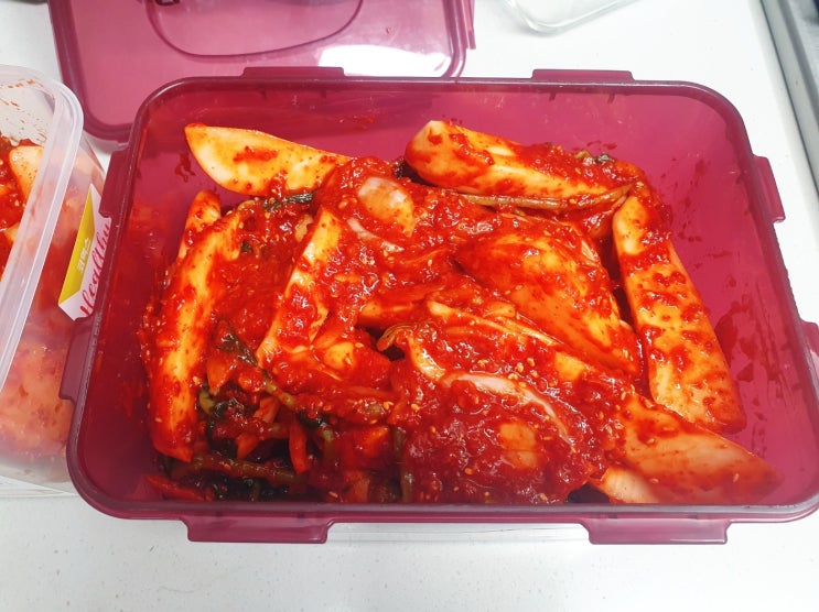  예비 아빠의 총각김치 만드는 법