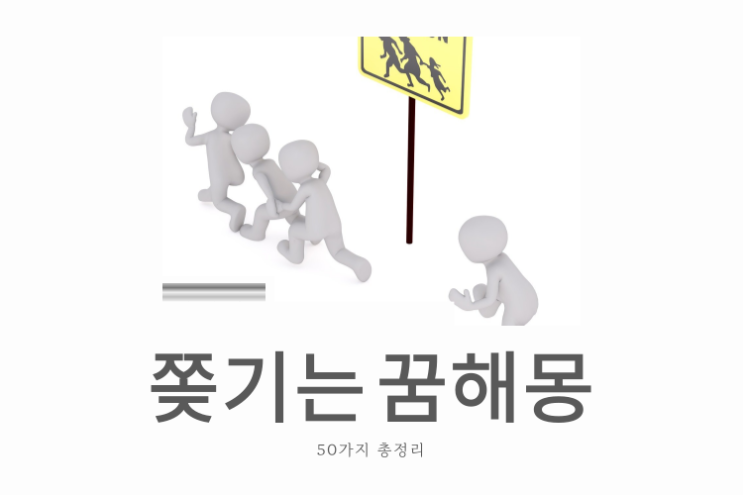  쫒기는 꿈해몽