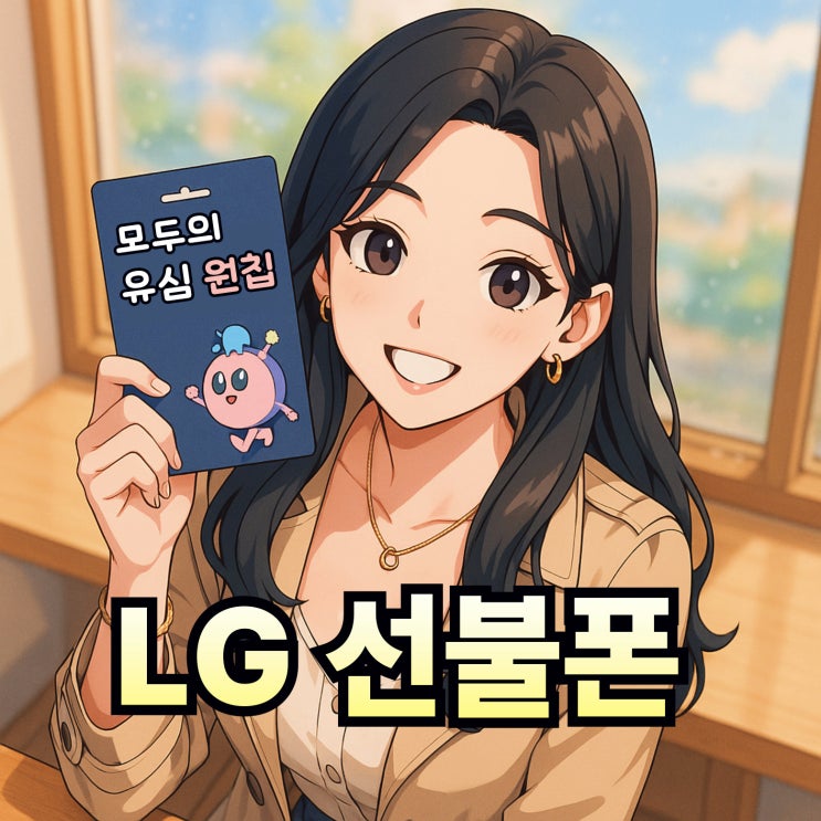 LG 선불폰 개통 원칩 유심 활용 방법