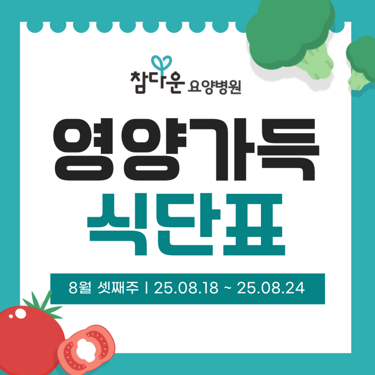  석계역 근처 요양병원 8월 3주 식단표와 위고비 나눠맞기, 괜찮을까?