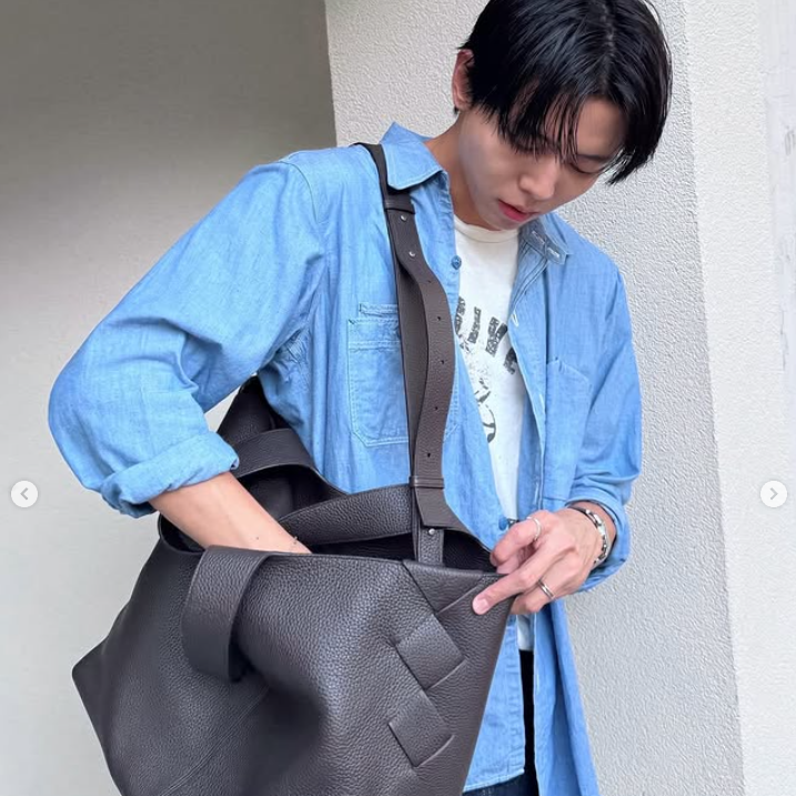 남자들의 워너비 보테가베네타 가방? 주우재가 선택한 토트백 스타일링