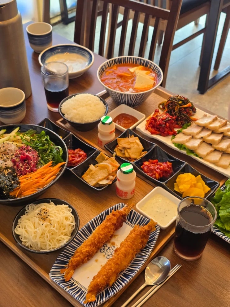  목포 남악 밥집 해드리오 점심 물회 맛집