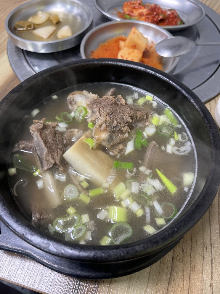  [레전드 시리즈1] 청주 북부시장 북일곰탕_ 화요일 특별메뉴 갈비탕(12000) + 공기밥(1000)