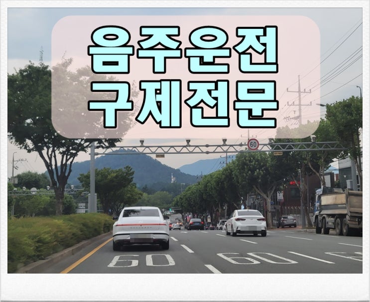  음주운전경찰서 출석 임시운전면허증 취소사전 통지서 수령 면허증 반납