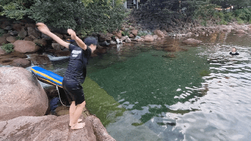  산청 지리산 계곡 펜션 민박 평상도 제공되는 장당계곡펜션