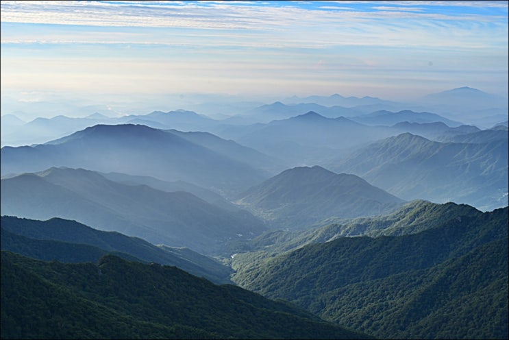 겹겹이 쌓인 산이 빚은 아름다움... 지리산 천왕봉 산행(백무동 코스, 한신계곡, 지리산 야생화)